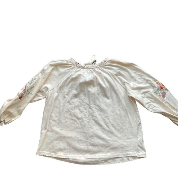 Solitaire Embroidered Floral Long sleeve Top Size L - Picture 2 of 8